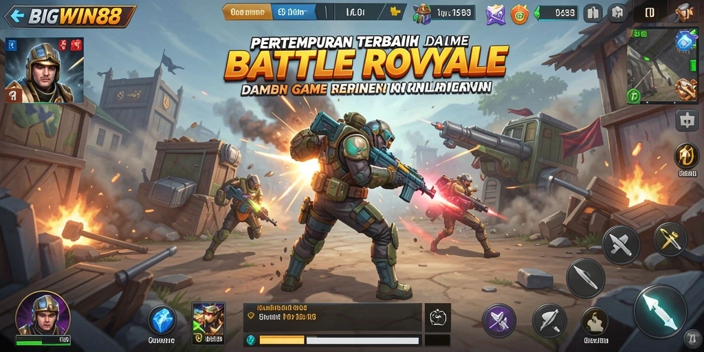 Tampilkan pengalaman mendebarkan dalam pertempuran Battle Royale.