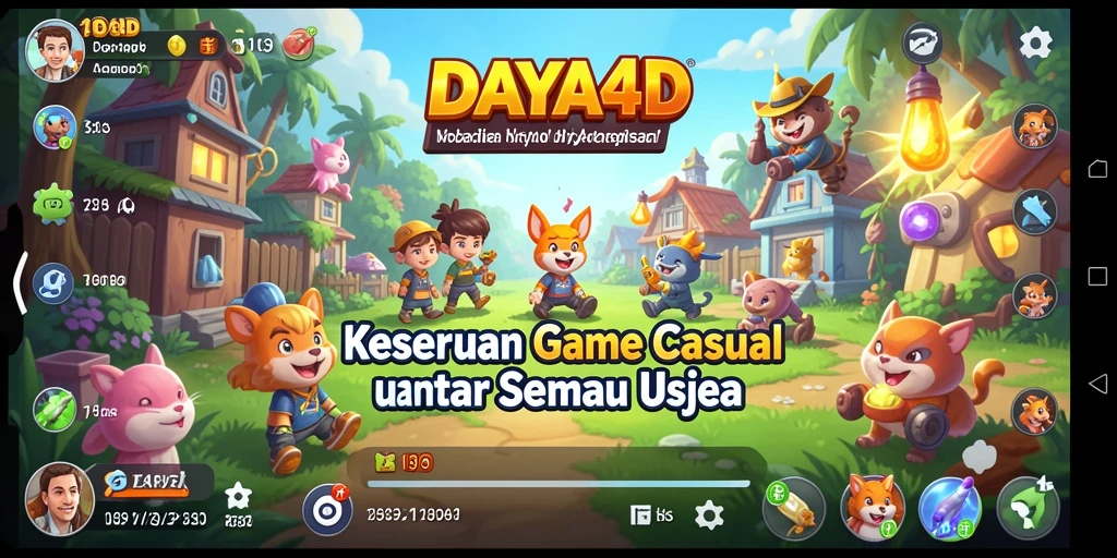 Tampilan seru gameplay dalam DAYA4D yang menghibur.