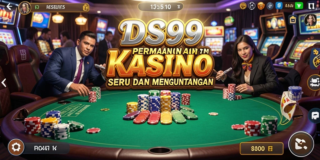 Tampilan gameplay DS99 yang menarik dan penuh warna.