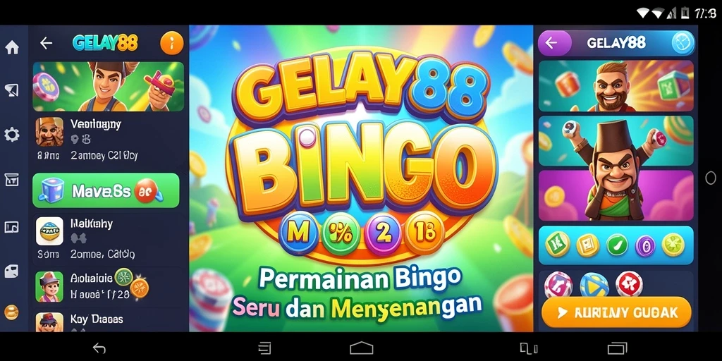 Tampilan gameplay Bingo yang menarik dan interaktif.