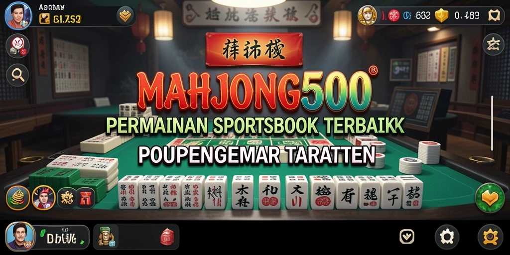 Tampilan gameplay menarik di aplikasi MAHJONG500 Sportsbook.