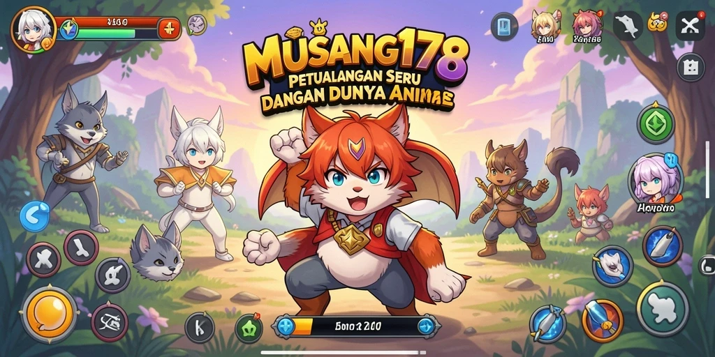 Screenshot menunjukkan momen seru dalam petualangan Anime.