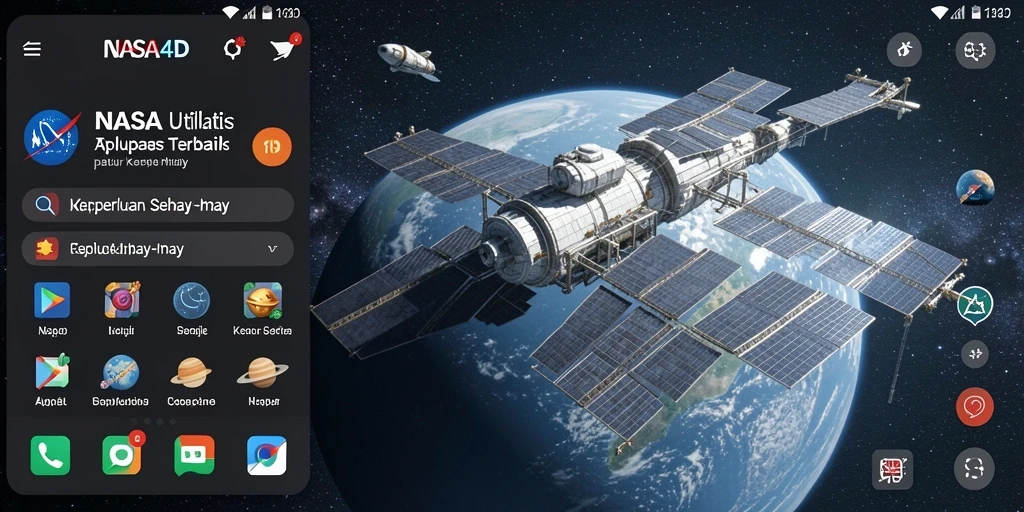 Tampilan antarmuka utama NASA4D yang intuitif dan menarik.