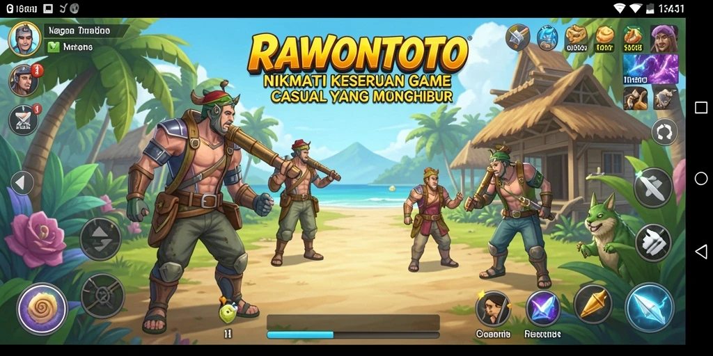Screenshot gameplay RAWONTOTO yang mengasyikkan dan penuh warna.