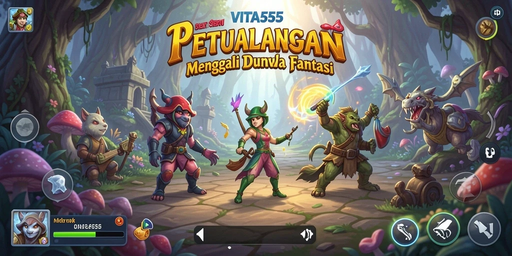 Gameplay seru dalam <strong>VITA555</strong> saat menjelajahi dunia petualangan.